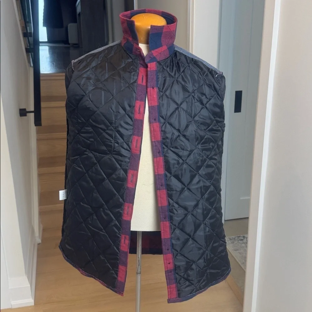 Rue Saint-Patrick Buffalo Plaid Quilted Jacket – Size M - Picture 7 of 7